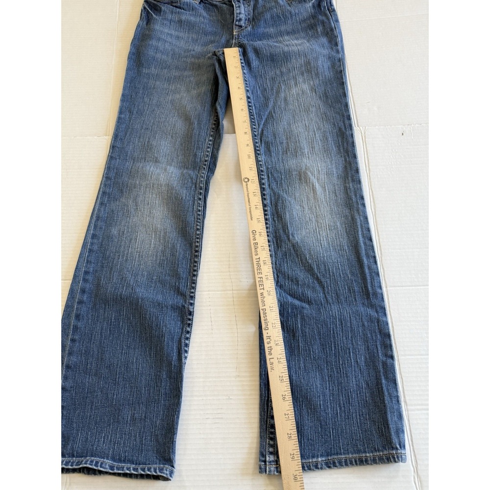 Banana republic women's medium wash denim jeans size 4 Straight Leg - Picture 2 of 3
